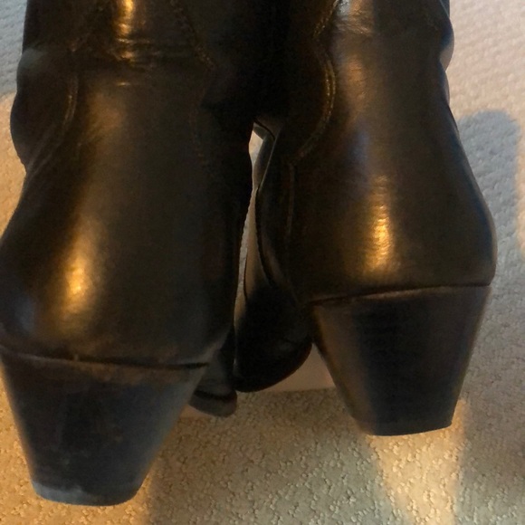 Isabel Marant Black western ankle boots 39 - Picture 2 of 9